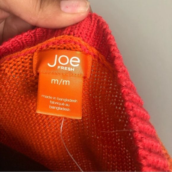 Joe Fresh Pullover Sweater Striped Long Sleeve   Size M - Picture 4 of 8